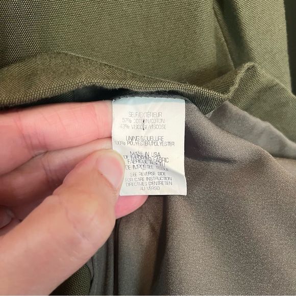 Theory Fitted Blazer Olive Green - Picture 4 of 6